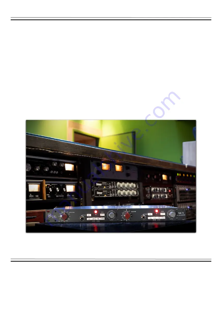 Heritage Audio DMA 73 User Manual Download Page 8