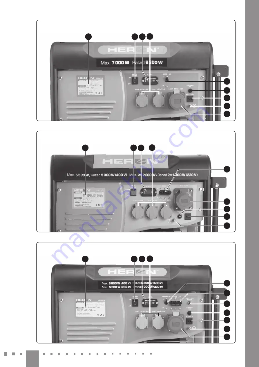 HERON 8896411 Translation Of The Original User Manual Download Page 3