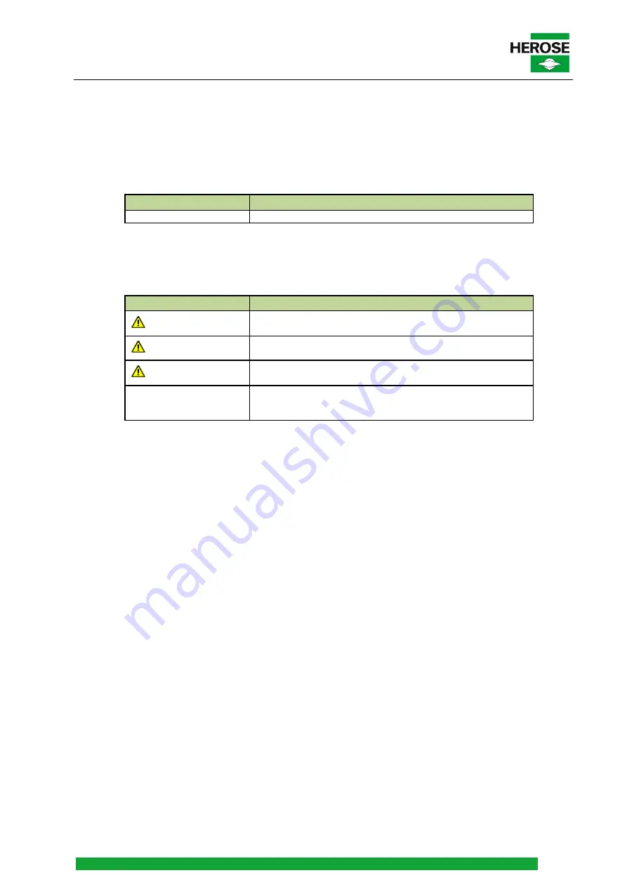 HEROSE 0651 Series Operating Instructions Manual Download Page 55