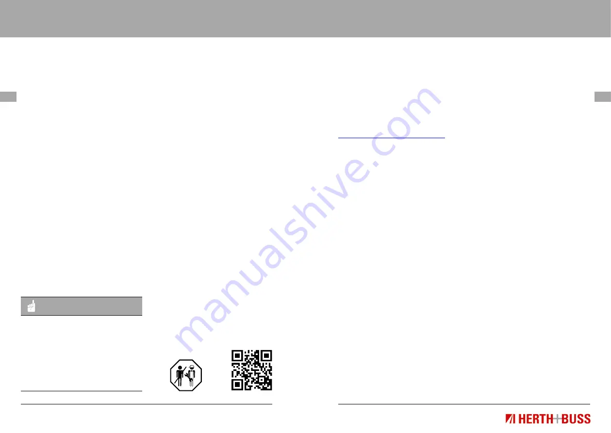 Herth+Buss 95921003 Operating Instruction Download Page 8