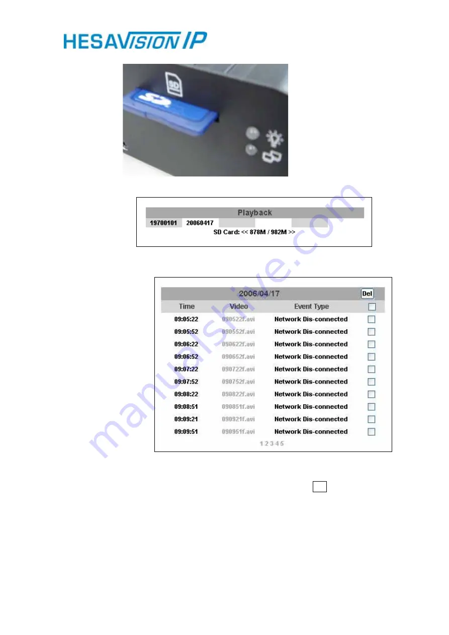 HESA Hesavision IP SN-1SD User Manual Download Page 27