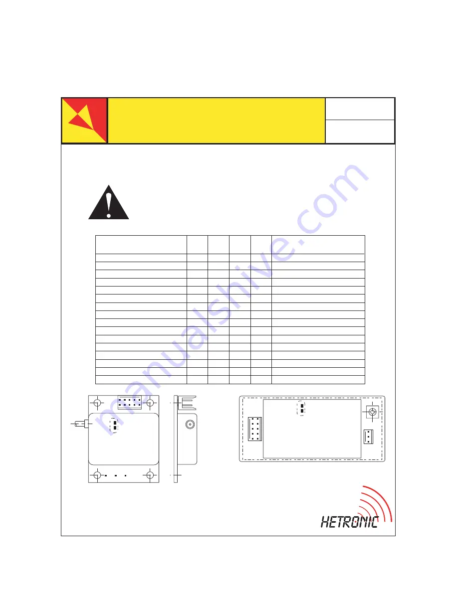 HETRONIC NOVA-M DIG-V04 Operator'S Manual Download Page 22