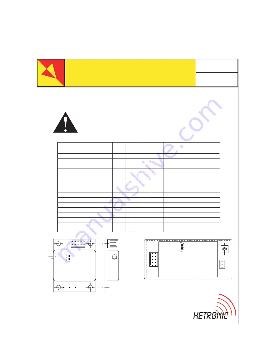 HETRONIC TG DIG-V1 Operator'S Manual Download Page 20