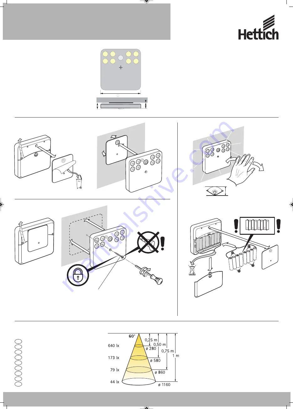 Hettich Lucky Lite Quick Start Manual Download Page 3