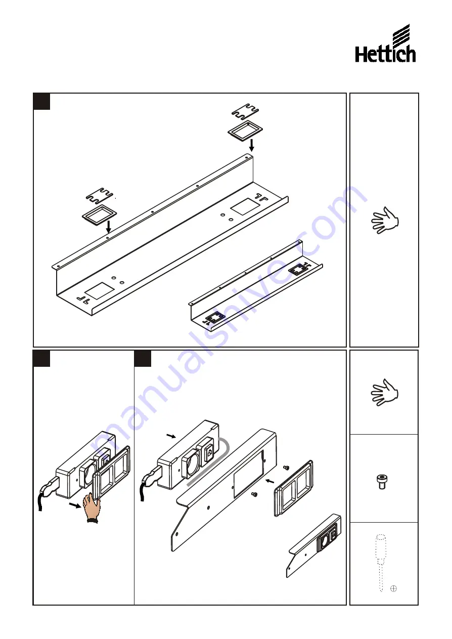 Hettich TM Q70 Assembly Instructions Manual Download Page 7