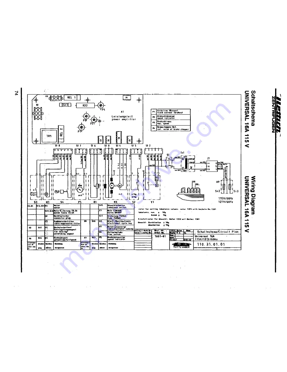 Hettich Universal 16A Operating Instructions Manual Download Page 25