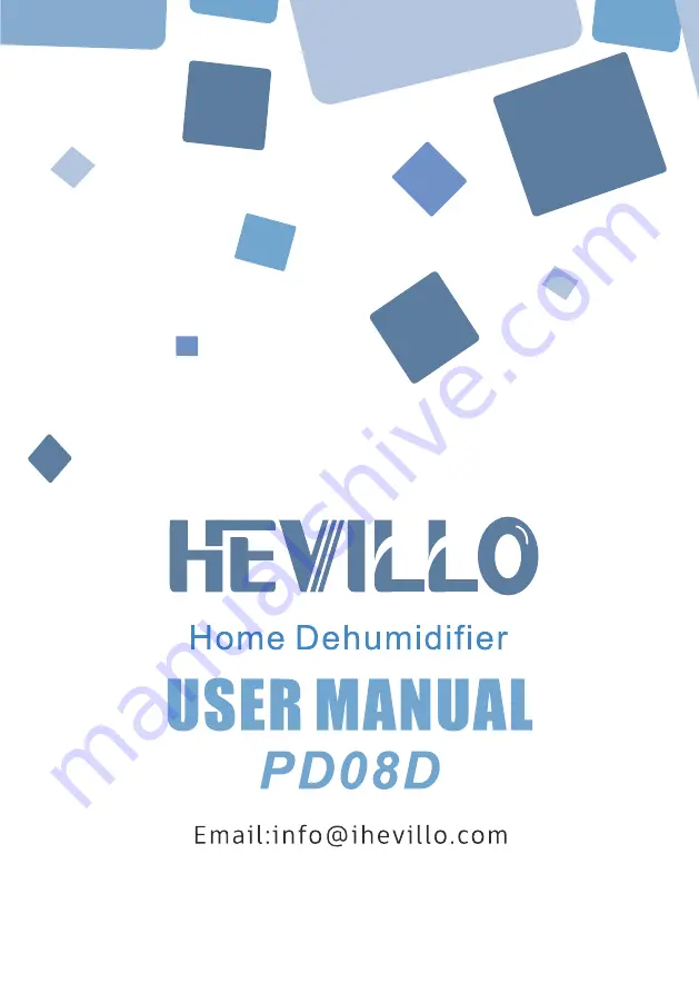 HEVILLO PD08D User Manual Download Page 1