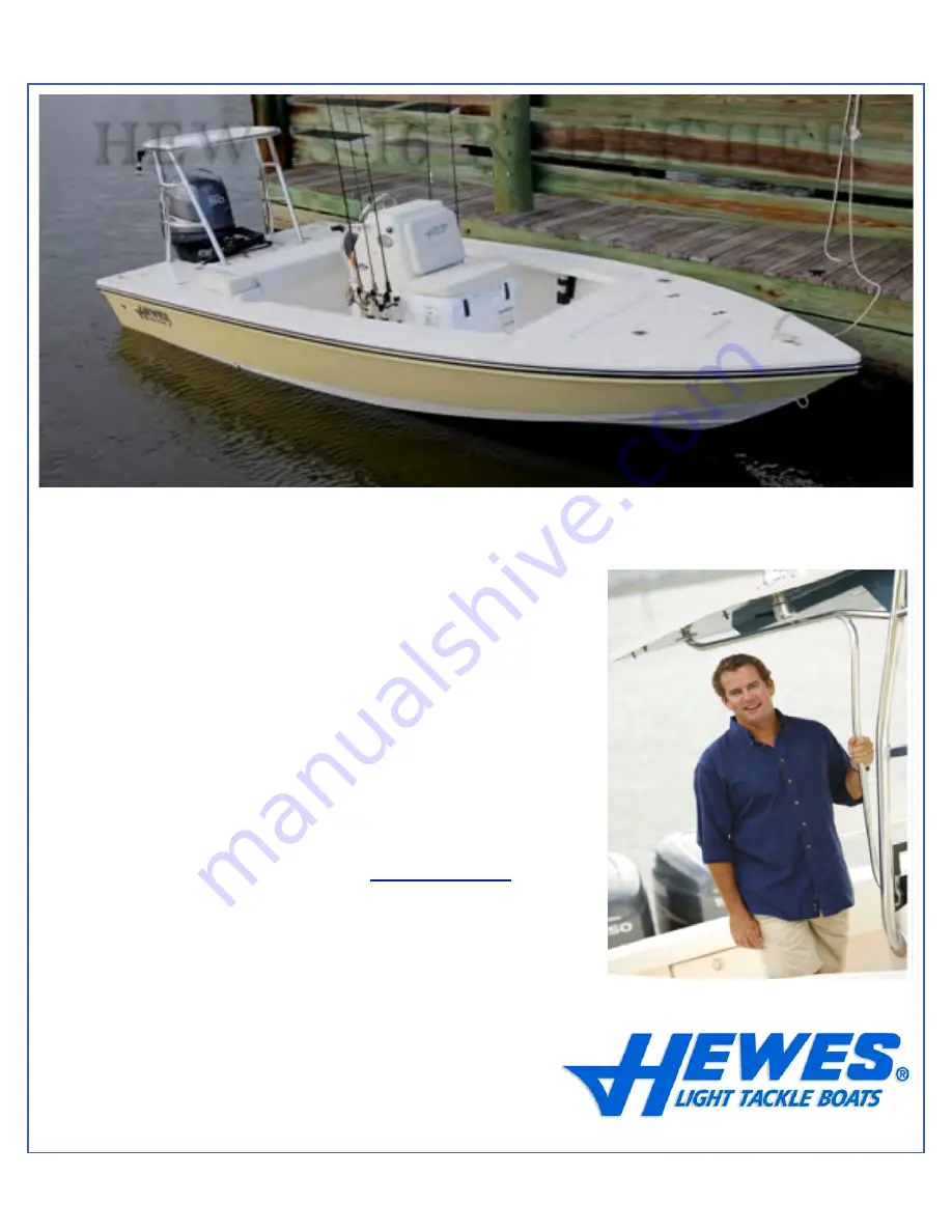 Hewes Hewes 16 Redfisher Owner'S Manual Download Page 1