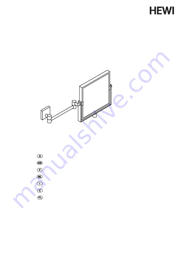 Hewi 950.01.255 Mounting Instructions Download Page 1