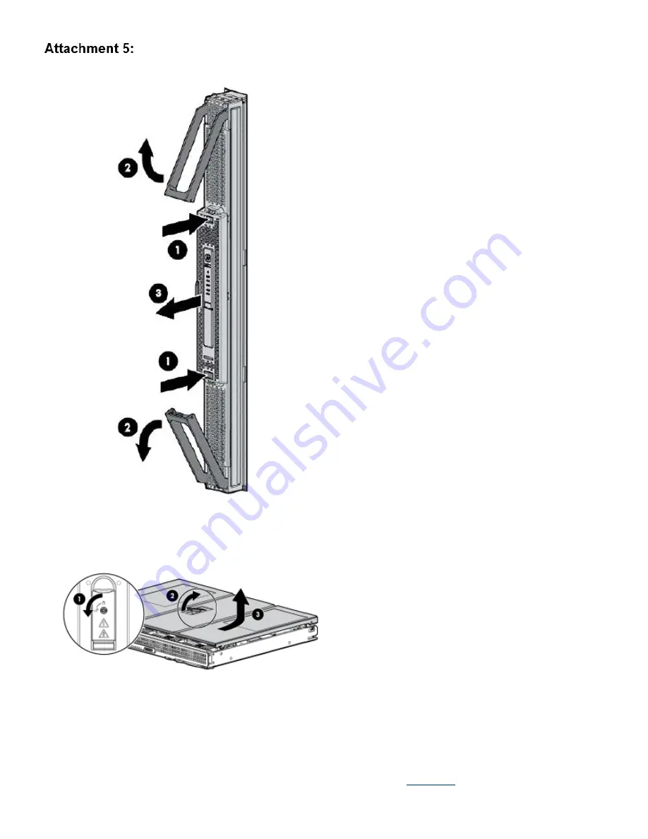 Hewlett Packard Enterprise Integrity Superdome X BL920s Gen9 Product End-Of-Life Disassembly Instructions Download Page 9