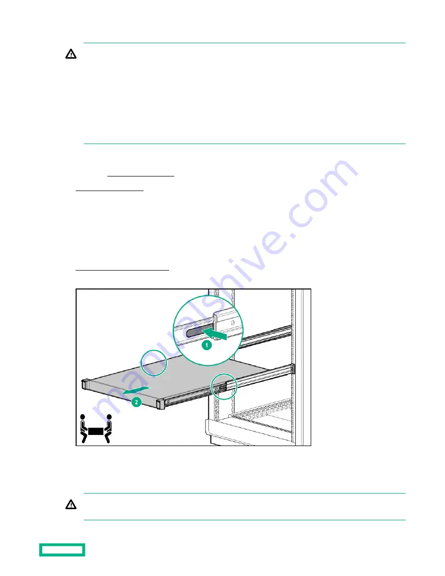 Hewlett Packard Enterprise ProLiant DL20 Gen10 Maintenance And Service Manual Download Page 34