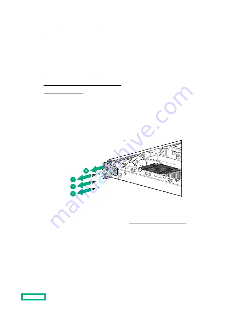 Hewlett Packard Enterprise ProLiant DL20 Gen10 Скачать руководство пользователя страница 55