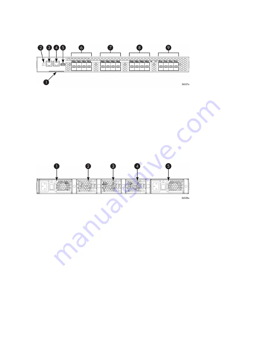 Hewlett Packard Enterprise StorageWorks 1606 Extension Power Pack+ SAN Switch Reference Manual Download Page 16