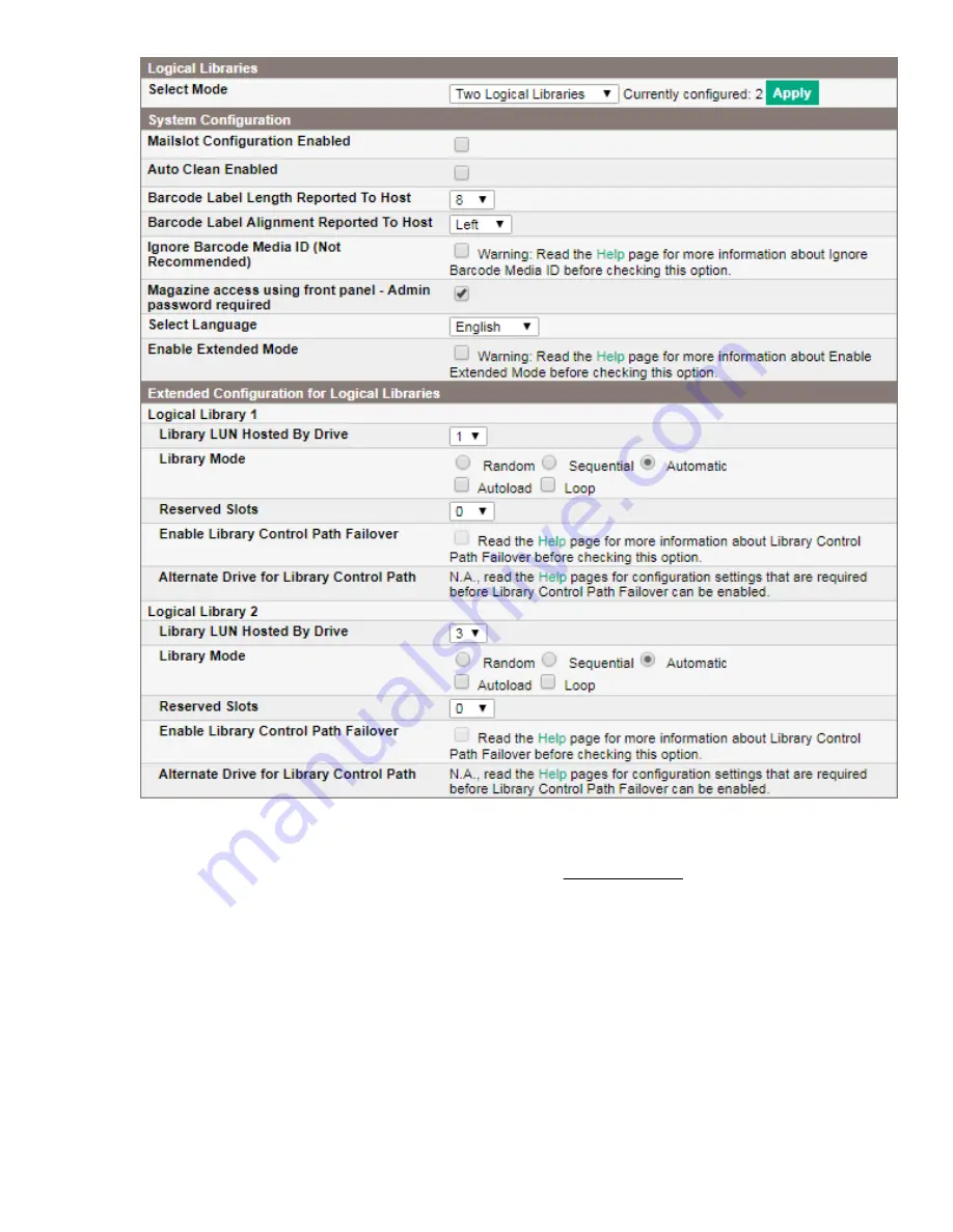 Hewlett Packard Enterprise StoreEver 8096 Скачать руководство пользователя страница 75