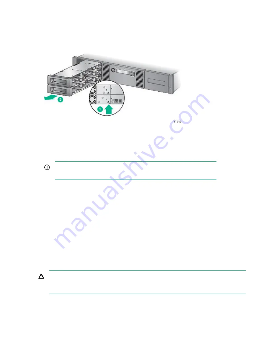 Hewlett Packard Enterprise StoreEver 8096 User'S And Service Manual Download Page 221