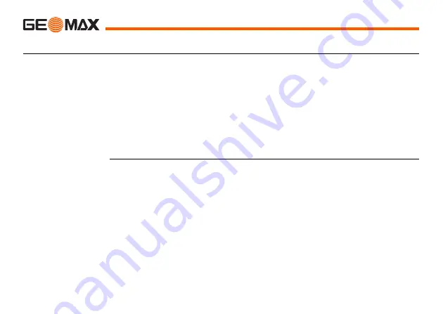 Hexagon GeoMax ZEL400HV User Manual Download Page 8