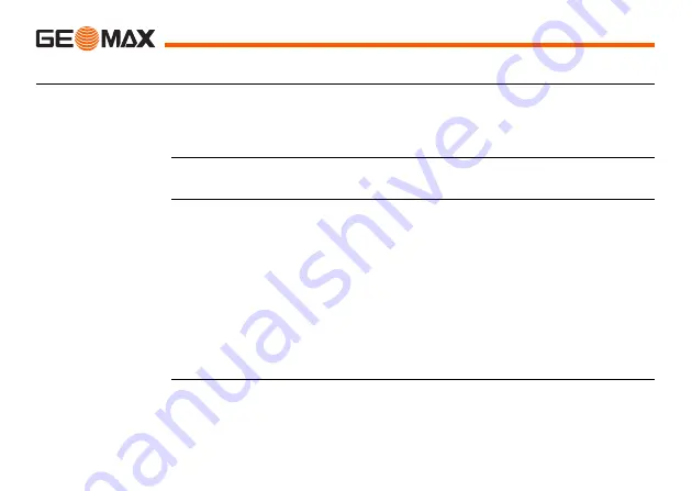 Hexagon GeoMax ZEL400HV User Manual Download Page 10