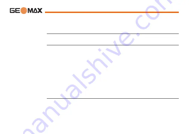 Hexagon GeoMax ZEL400HV User Manual Download Page 14