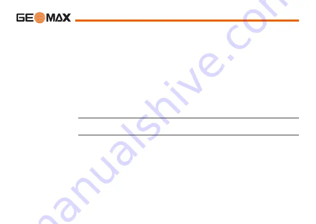 Hexagon GeoMax ZEL400HV User Manual Download Page 38