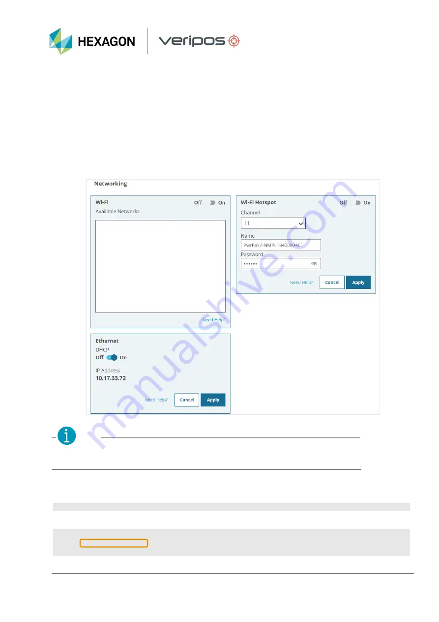 Hexagon Veripos LD8 Operation Manual Download Page 21