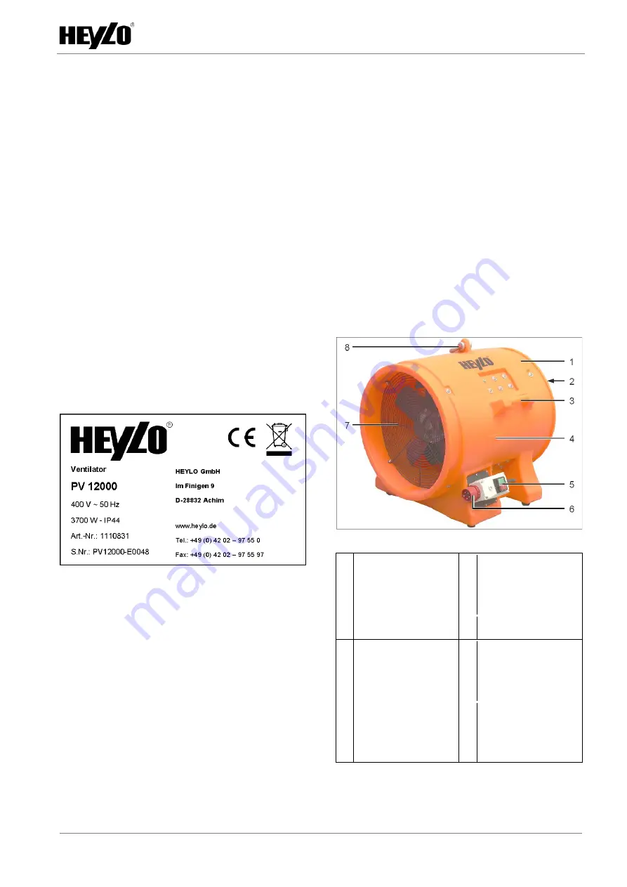 Heylo 1110831 Translation Of The Original Instruction Manual Download Page 25