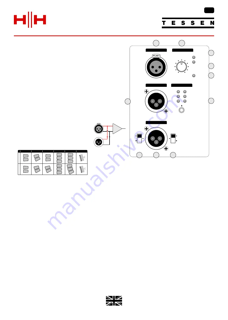 HH Electronics TESSEN TNA-2120SA User Manual Download Page 20