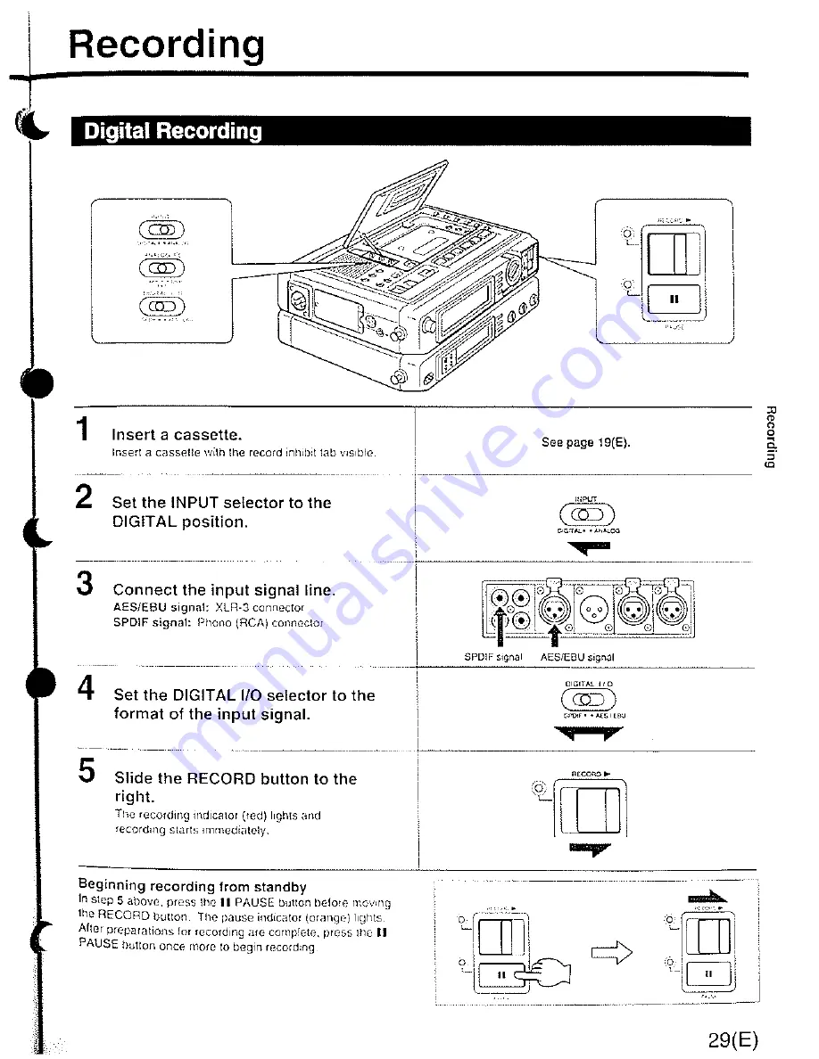 HHB Portadat PDR1000TC Operating Instructions Manual Download Page 31