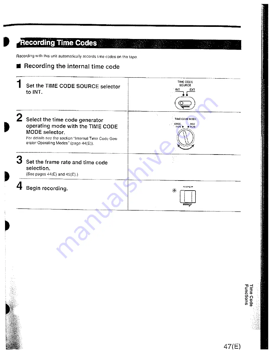 HHB Portadat PDR1000TC Operating Instructions Manual Download Page 49