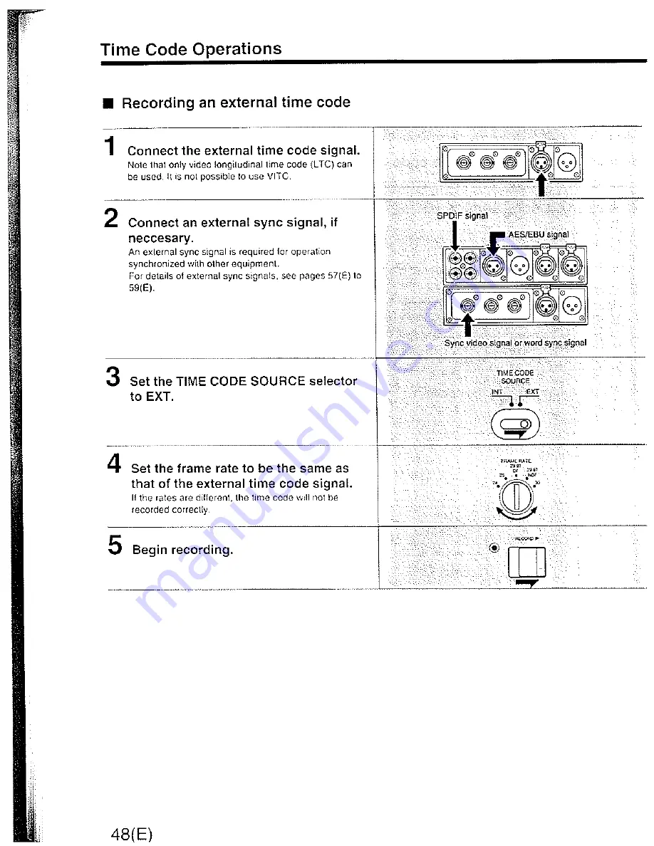 HHB Portadat PDR1000TC Operating Instructions Manual Download Page 50