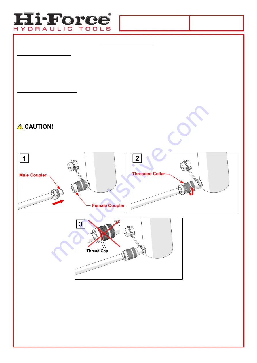 Hi-Force HVL Series Operating Instructions Manual Download Page 8