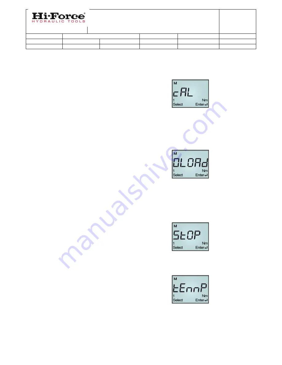 Hi-Force TWE Series Operating Instructions Manual Download Page 13