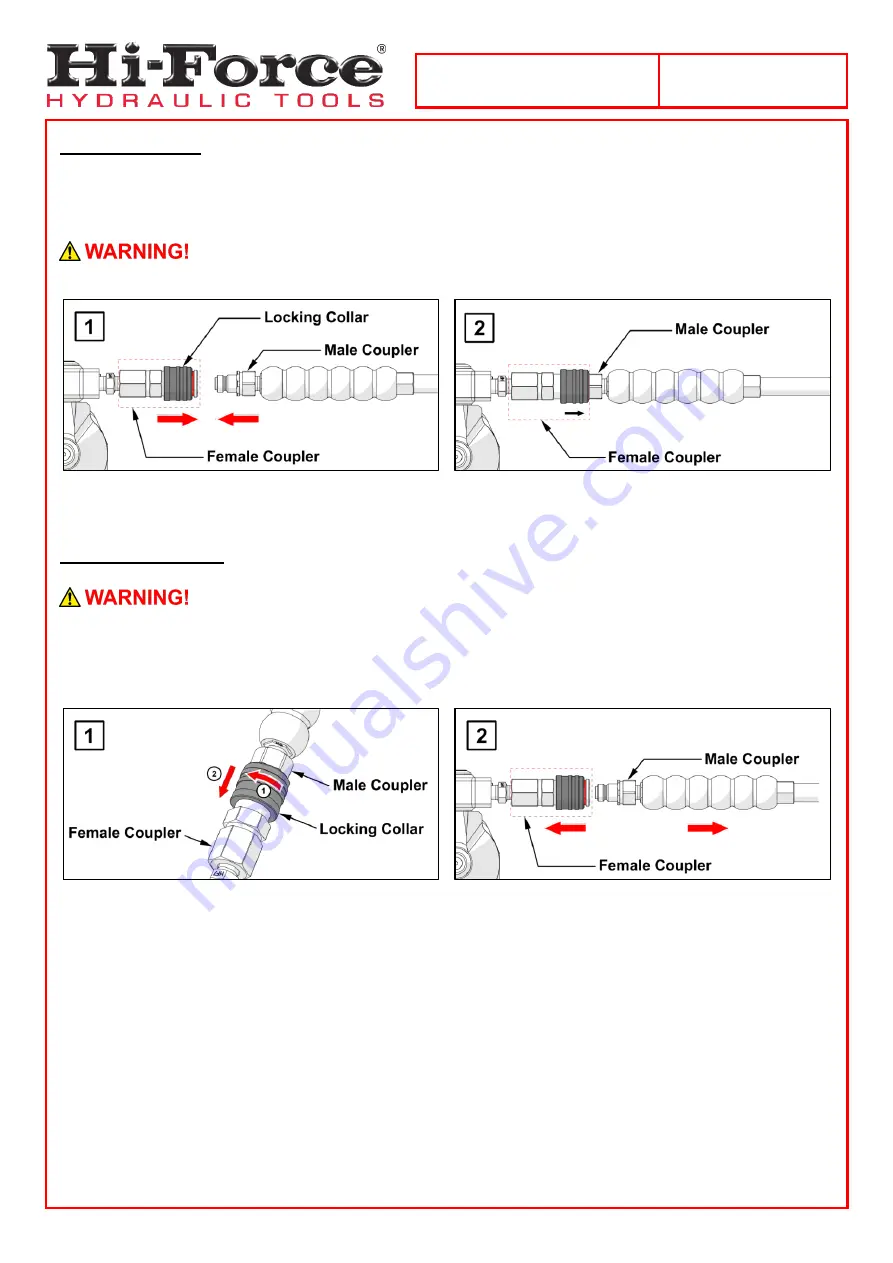 Hi-Force TWS-N Series Operating Instructions Manual Download Page 9