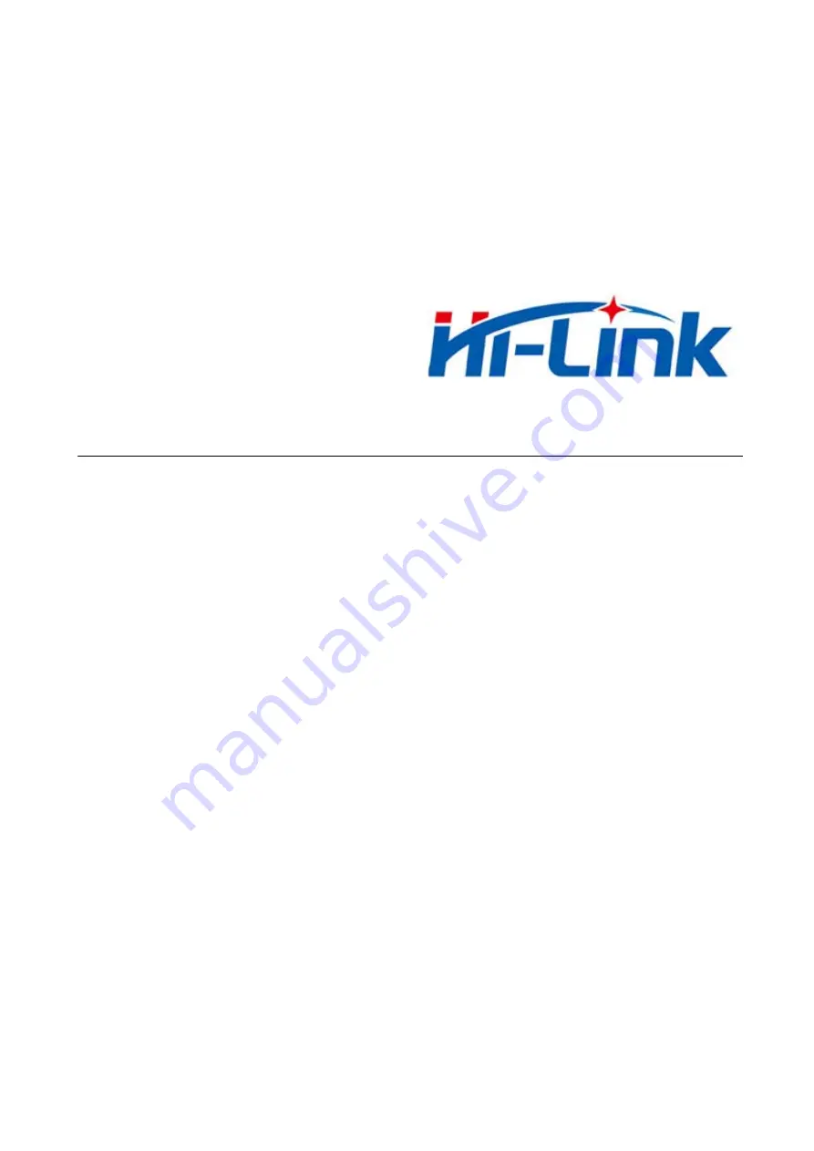 Hi-Link HLK-7628N Скачать руководство пользователя страница 1