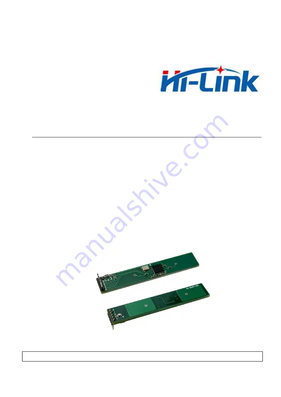 Hi-Link HLK-LD015-5G User Manual Download Page 1