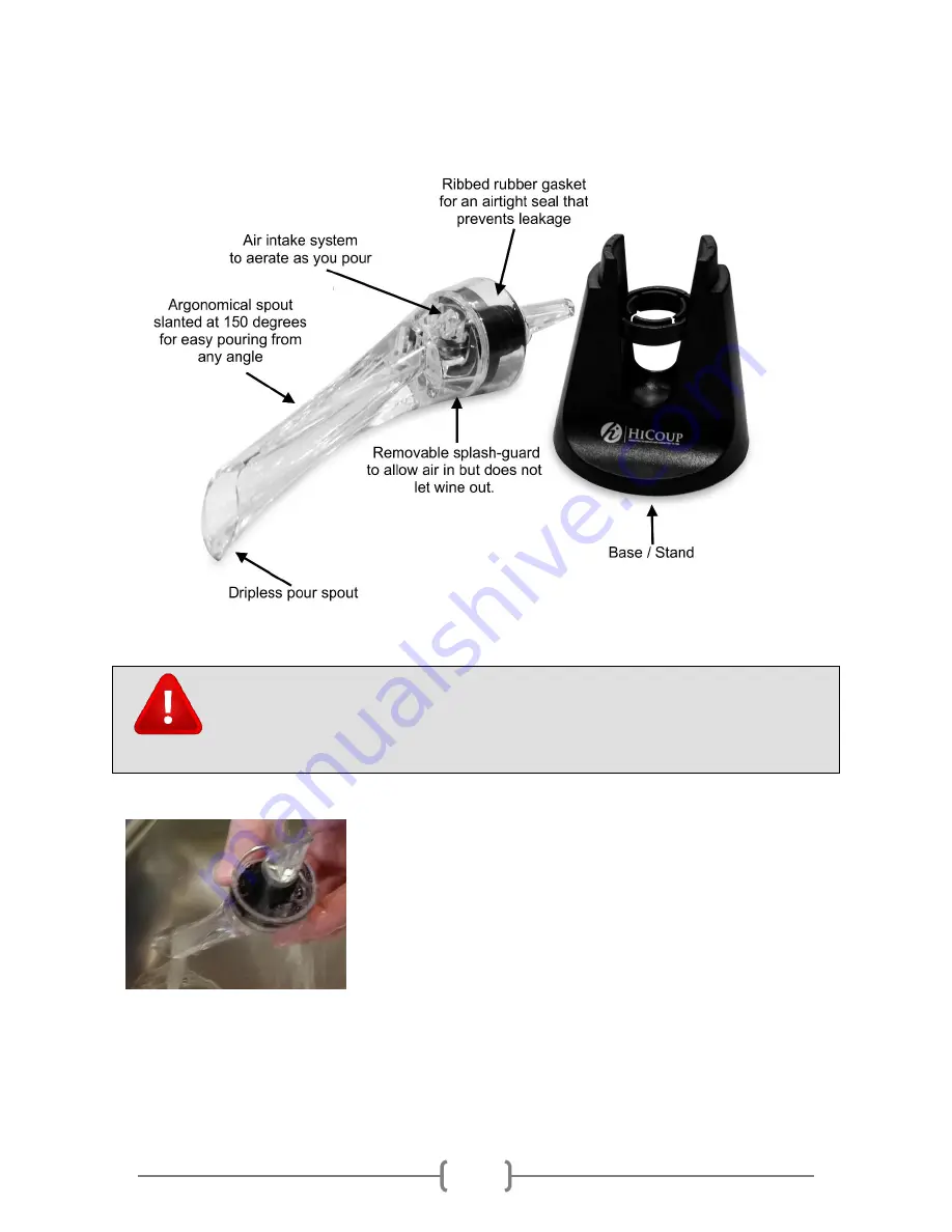 HiCoup HiCoup Pourer User Manual Download Page 6