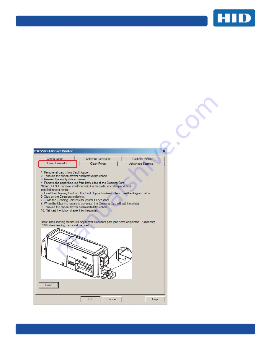 HID FARGO DTC 5500LMX User Manual Download Page 49