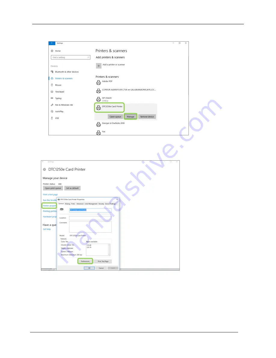 HID FargoDTC 1250e Setup Procedure Download Page 15