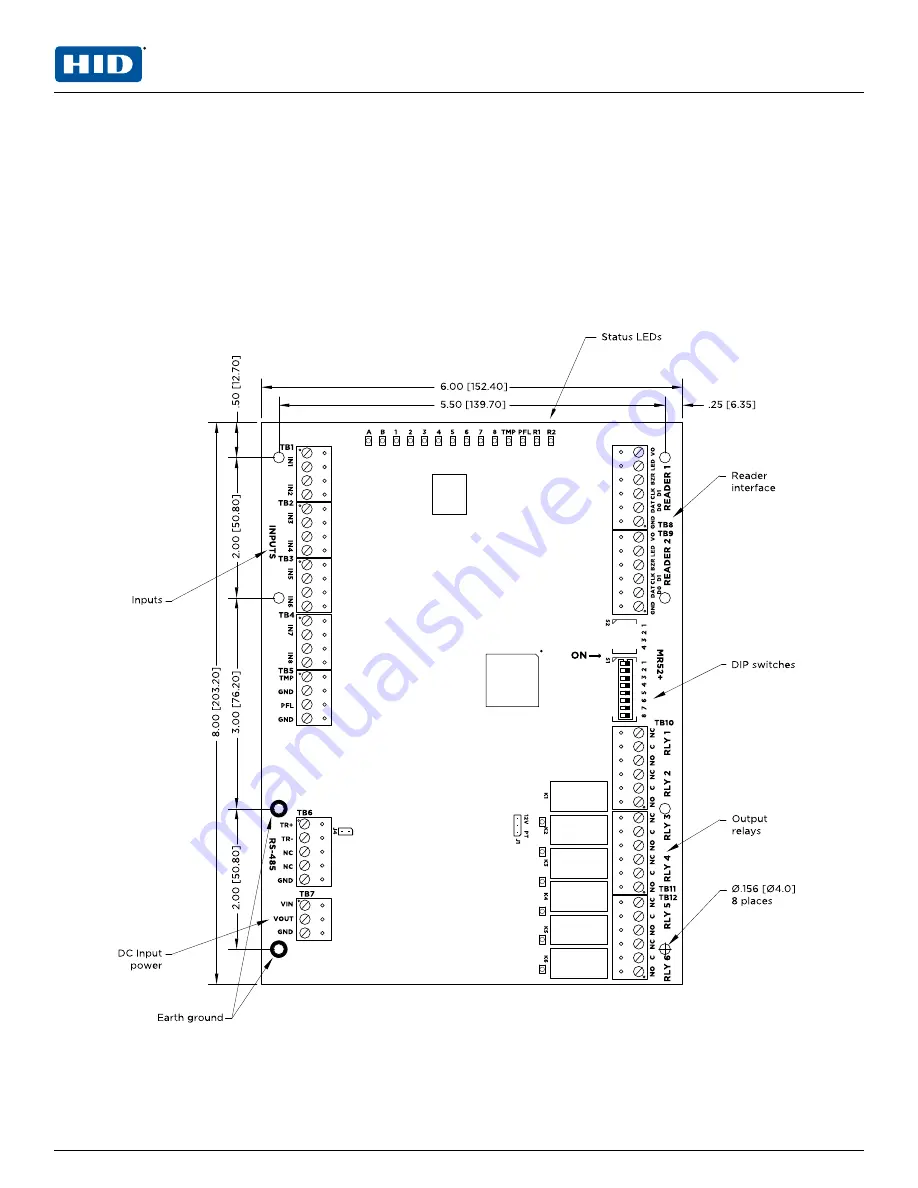 HID Mercury MR52-S3 Installations And Specifications Download Page 4