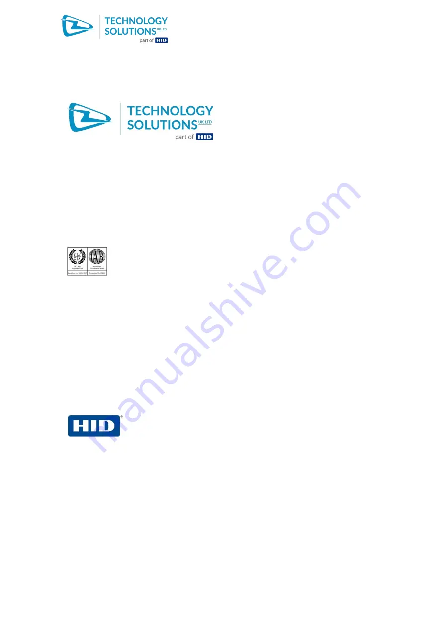 HID Technology Solutions 1060 User Manual Download Page 22