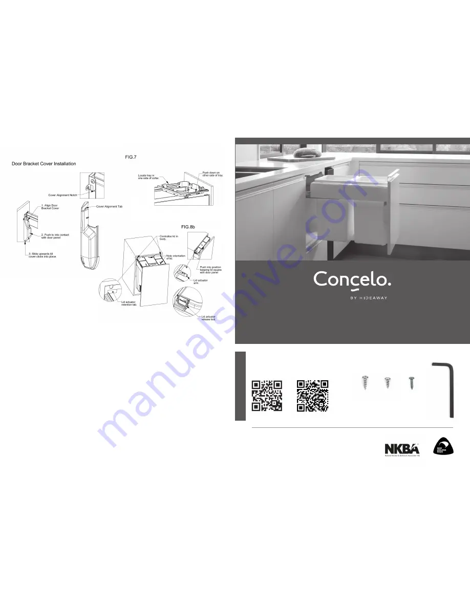 Hideaway Concelo Installation Instructions Download Page 1