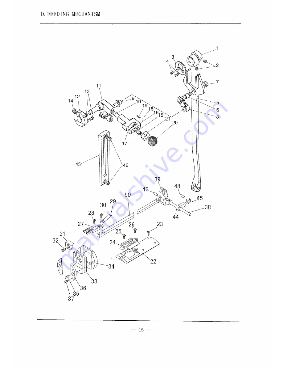 HIGHLEAD GA2698-1 Instruction Manual Parts Catalog Download Page 16