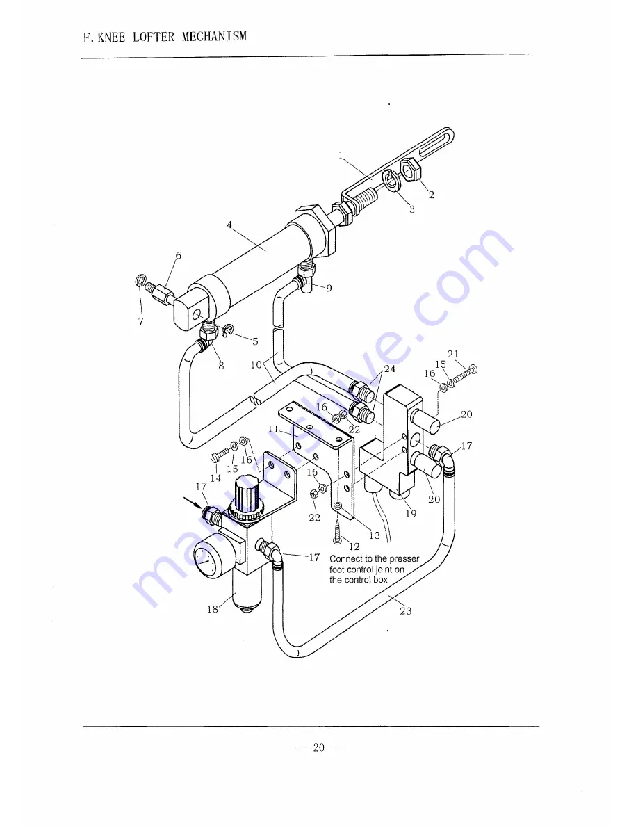 HIGHLEAD GA2698-1 Instruction Manual Parts Catalog Download Page 21