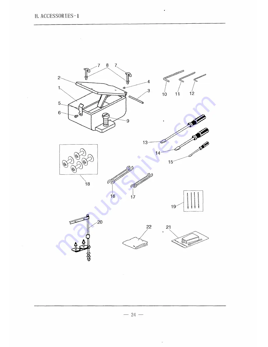 HIGHLEAD GA2698-1 Instruction Manual Parts Catalog Download Page 25