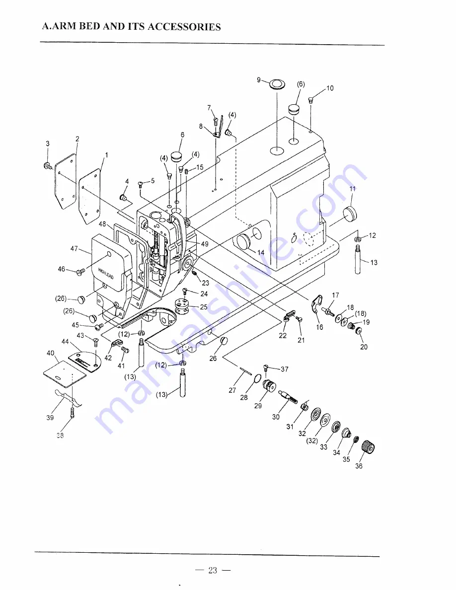 HIGHLEAD GC0918-1 Instruction Manual And Parts List Download Page 29