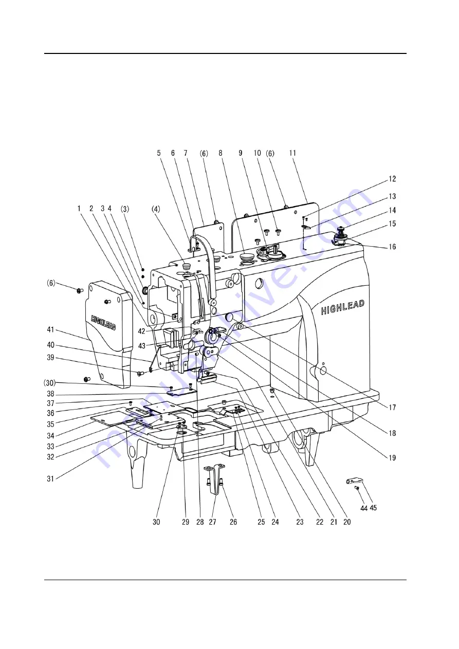 HIGHLEAD GC20618-1DZ Instruction Manual Parts Catalog Download Page 17