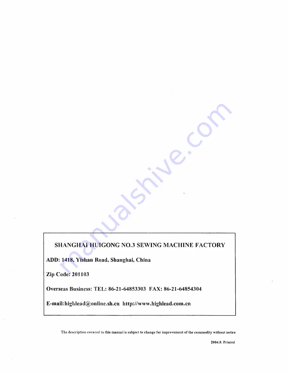 HIGHLEAD GC24628-1 Instruction Manual Download Page 40