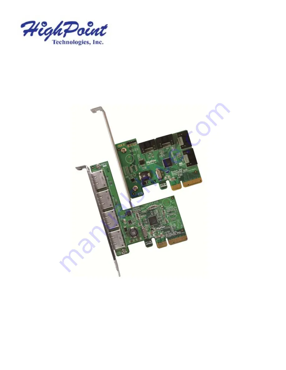 HighPoint 644L Скачать руководство пользователя страница 1