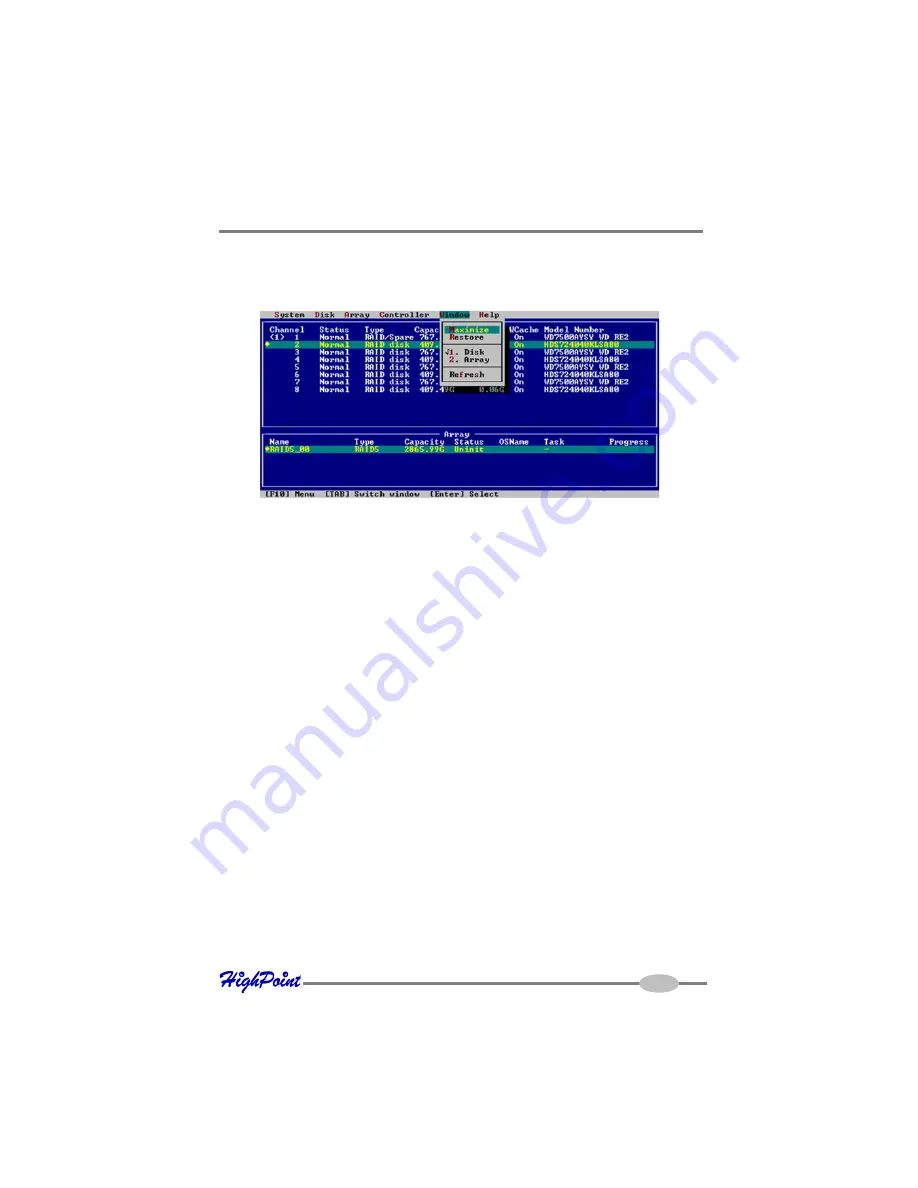 HighPoint RocketRAID 4320 User Manual Download Page 35