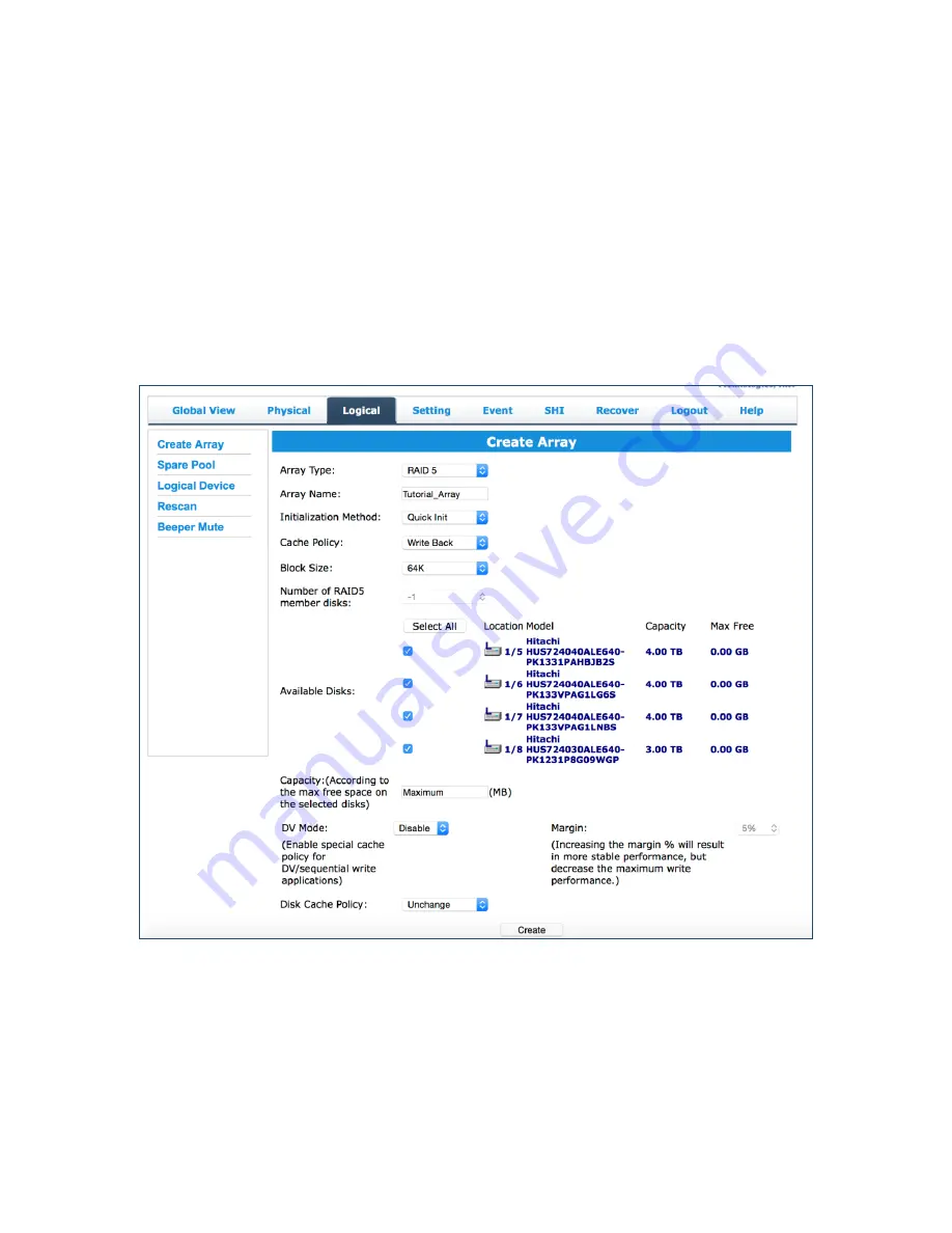 HighPoint RocketRAID 4520 Скачать руководство пользователя страница 21