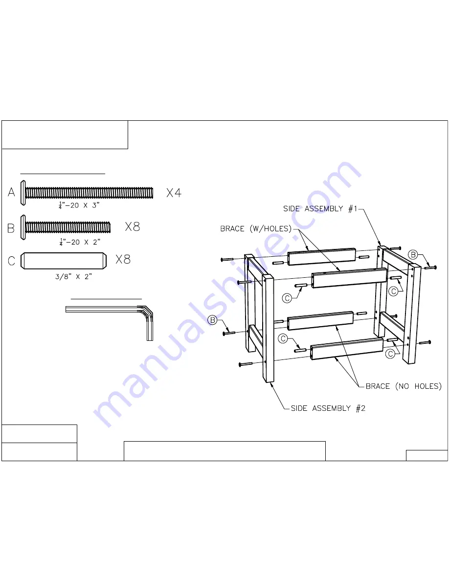 highwood CONVERSATION TABLE Assembly Instructions Download Page 1